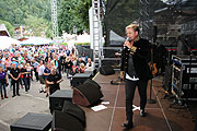 Frank Cordes beim 30. Open Air-Konzert von "Die Zillertaler Haderlumpen" am 12.08.2017 (©Foto: Martin Schmitz)